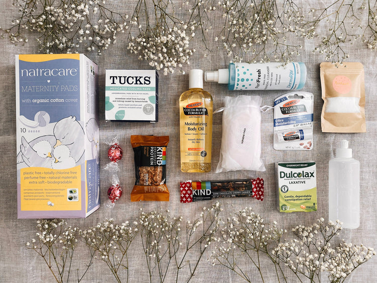 Essential Postpartum Care Package | Mom to Be Gift Box | Baby Shower Gift