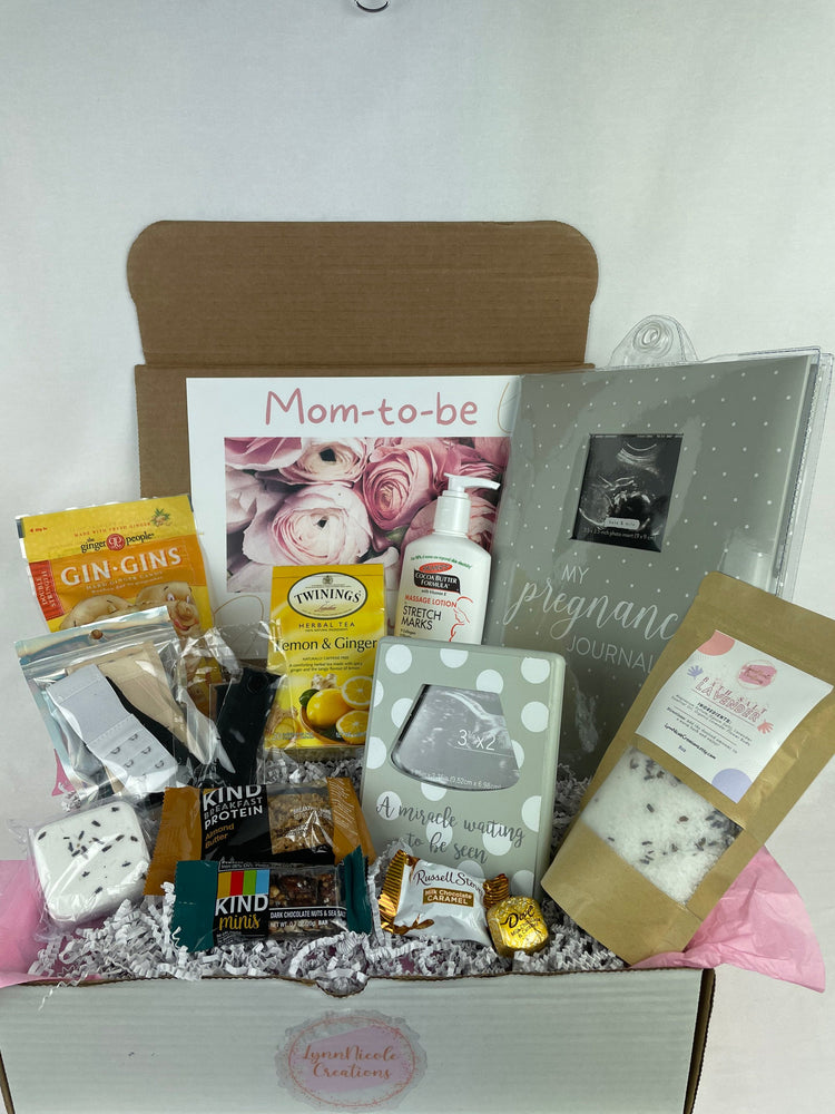 New Mom Care Package, Pregnancy Gift Box, Baby Shower Gift, 1st Time Mama