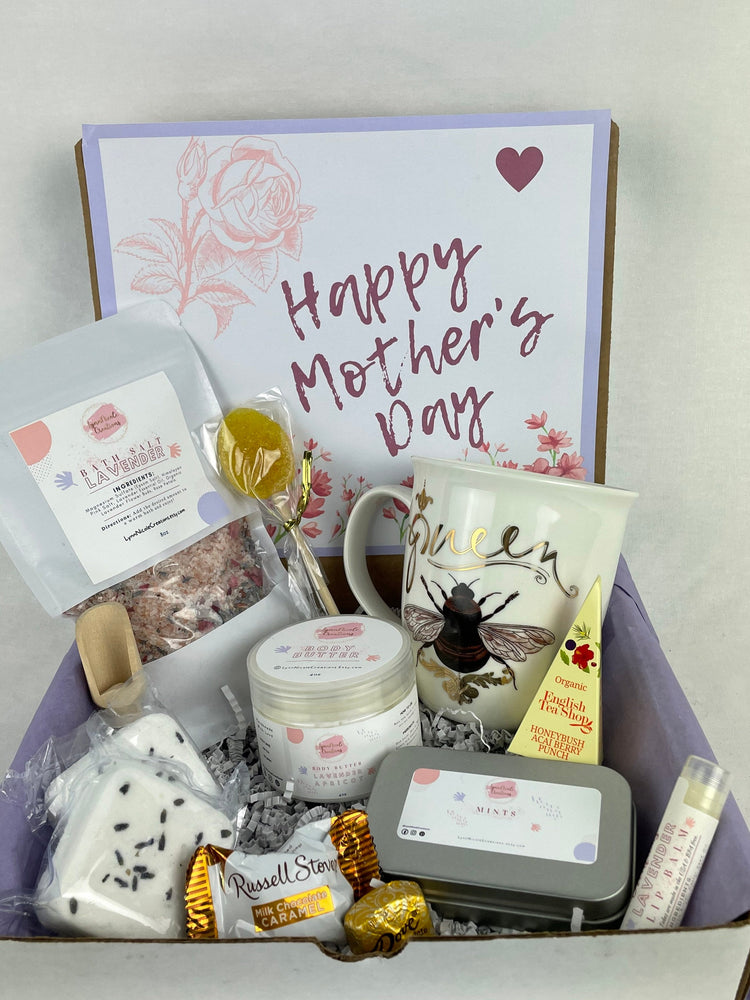 Relax and Pamper Gift Box, Mom Spa Gift Set, Mother's Day Gift, Thinking of You Care Package, Self Care Basket, Mama Self Care Kit