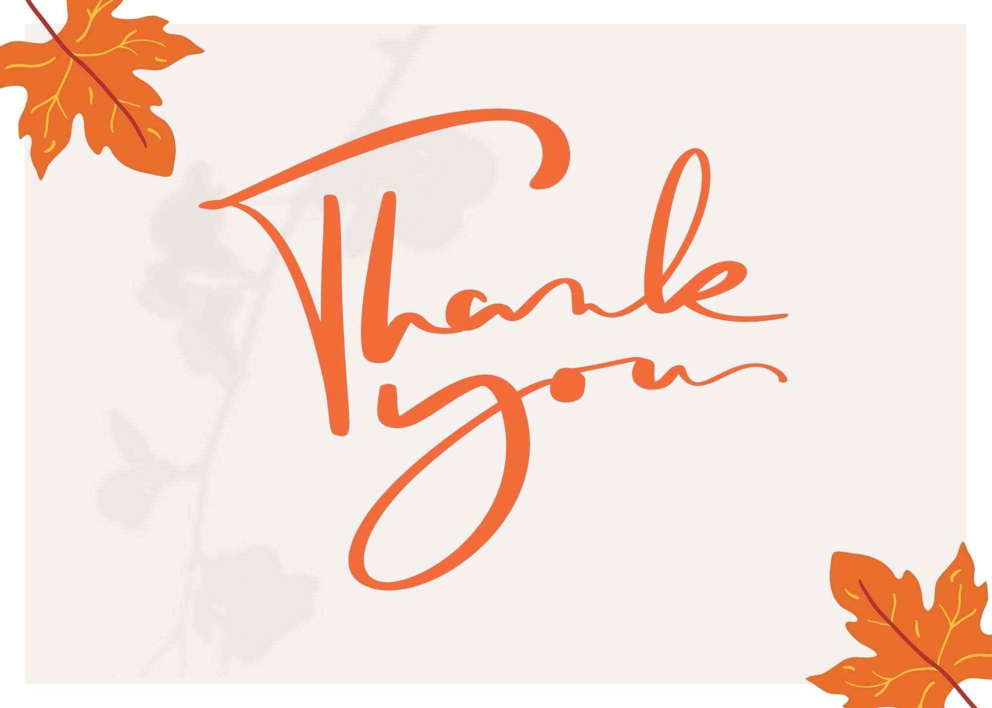 Thank You