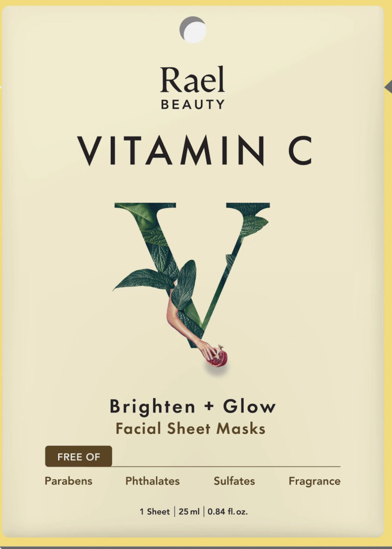 Facial sheet masks with Vitamin C postpartum gift set