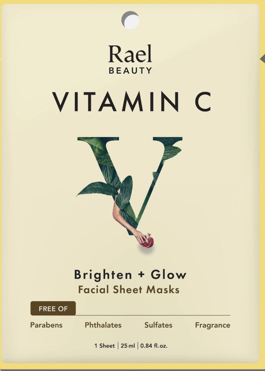 Facial sheet masks with Vitamin C postpartum gift set