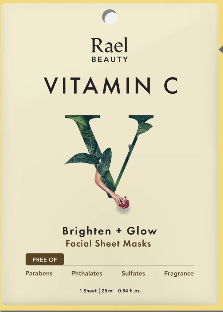 Facial sheet masks with Vitamin C postpartum gift set