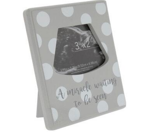 Ultrasound picture frame baby shower gift for new parents