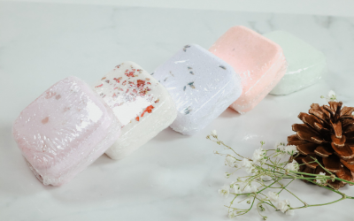 Aromatherapy shower fizzies stress relief spa melts handmade 