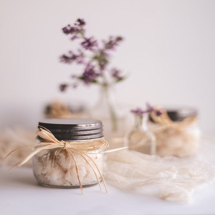 Handmade sugar scrub 2oz exfoliating body scrub
