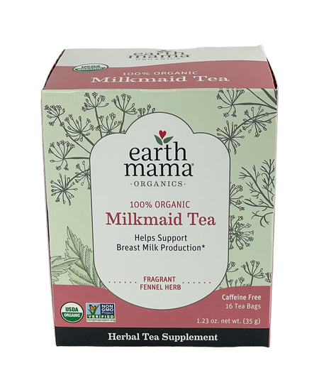 Organic Milkmaid Tea - Postpartum & Lactation Herbal Tea for Moms