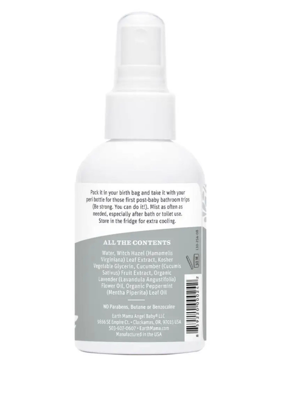 Herbal perineal spray safe for pregnancy and postpartum care